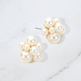 Pearl Bubble Stud Earrings