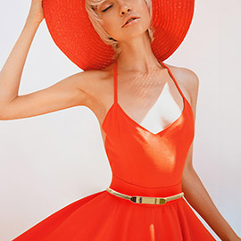 Metal Bar Pointed Stretch Belt