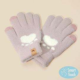 Cat Paw Pointed Smart Touch Gloves