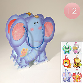 12PCS - Animal Shaped Printed Gift Bags