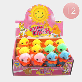 12PCS - Happy Chick Plush Toy Set