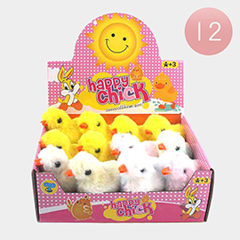 12PCS - Happy Chick Plush Toy Set