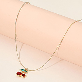 Cherry Pendant Necklace