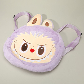 Kids Plush Monster Bunny Character Backpack Bag Shoulder Bag