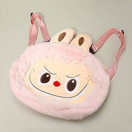 Kids Plush Monster Bunny Character Backpack Bag Shoulder Bag