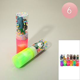 6PCS - Character Figure Accent Neon Slime Crystal Mud Toys
