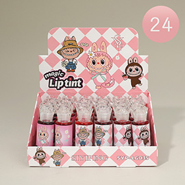 24PCS - Monster Bunny Character Magic Lip Tint