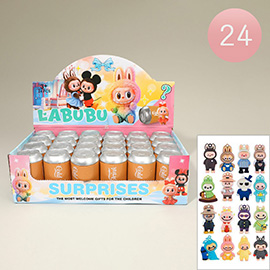 24PCS - Collectible Monster Bunny Figure Surprise Can Toys