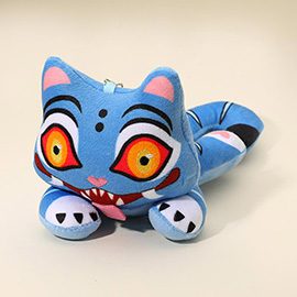 Playful Plush K-Pop Demon Hunter The Derpy Tiger Doll Keychain Bag Charm