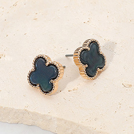 Quatrefoil Stud Earrings