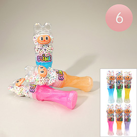 6PCS - Monster Bunny Crystal Mud Slime Toys