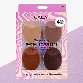 4PCS - Invigorating Facial Scrubbers