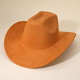Classic Plain Western Cowboy Fedora Hat