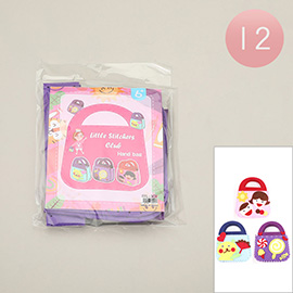 12PCS - Little Stitchers DIF Felt Handbag Craft for Kids