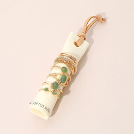 12PCS - Assorted Stacking Ring Set