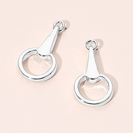 Modern Metal Ring Drop Earrings