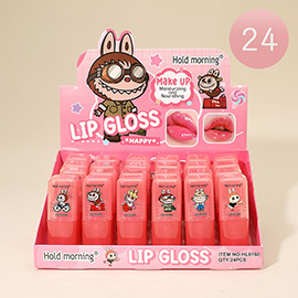24PCS - Monster Bunny Hold Morning Lip Glosses