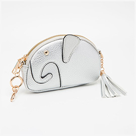Elephant Tassel Keychain Mini Bag